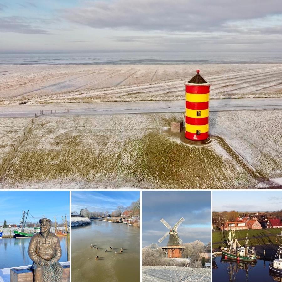Huus Ant Deep Og Greetsiel Apartment Krummhorn Bagian luar foto